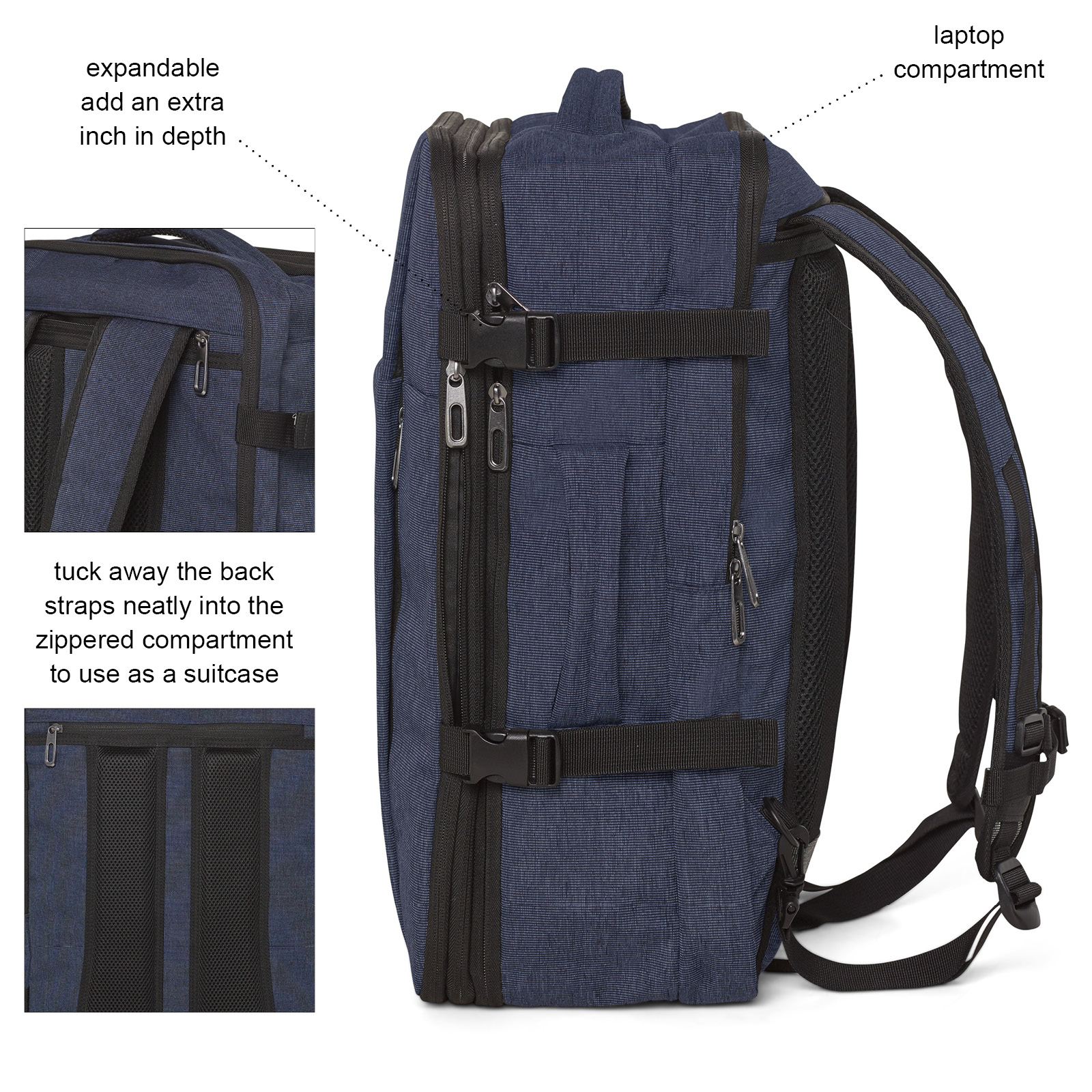 Xelfly - Laptop Travel Backpack